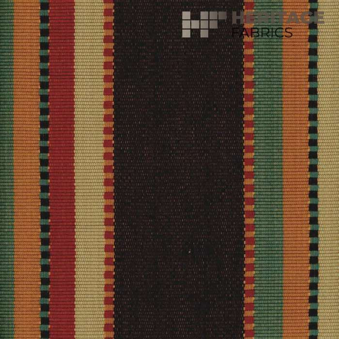 Apache Brick by Heritage Designer Fabric - 100% Cotton India 21,000 Horizontal: 27" and Vertical: N/A 54" - Swanky Fabrics -