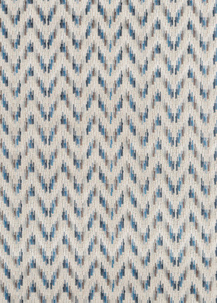 Baker Lifestyle Fabric Carnival Chevron Indigo