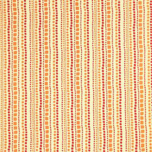 G P & J Baker Fabric Candy Stripe Fuchsia/Amber