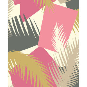 Cole & Son Wallpaper Deco Palm Pink