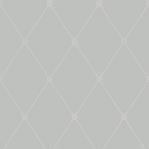 Cole & Son Wallpaper Large Georgian Rope Trellis Grey