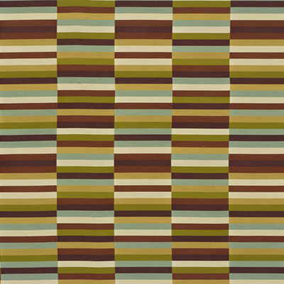 Groundworks Fabric Blocchi Silk Plum/Aqua
