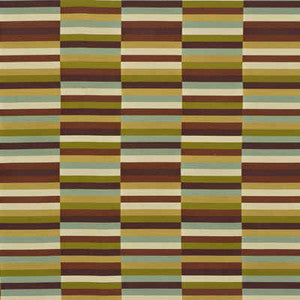 Groundworks Fabric Blocchi Silk Plum/Aqua