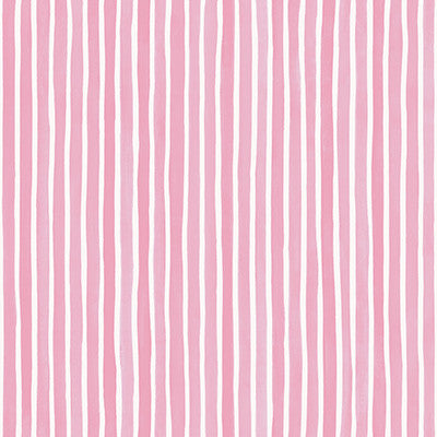 Cole & Son Wallpaper Croquet Stripe Soft Pink