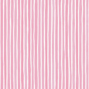 Cole & Son Wallpaper Croquet Stripe Soft Pink