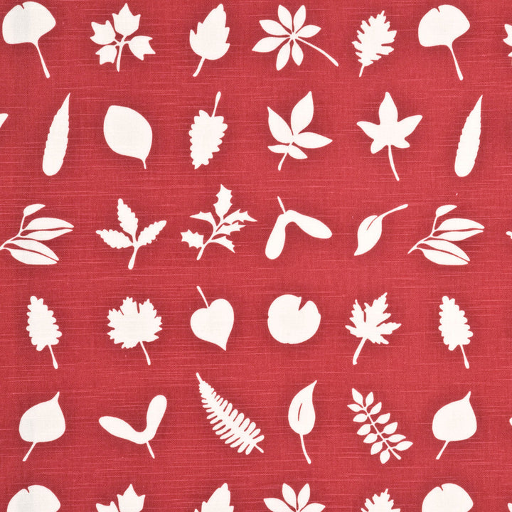 Baker Lifestyle Fabric Tumbling Leaves Red