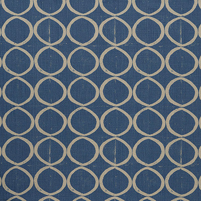 Lee Jofa Fabric Circles Azure