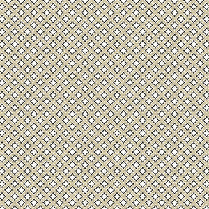 Gaston Y Daniela Fabric Trellis Beige/Negro