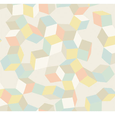 Cole & Son Wallpaper Puzzle Pale Pastel