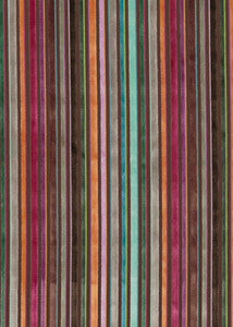 G P & J Baker Fabric Cardinal Stripe Jewel