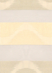 Groundworks Fabric Ikat Wave Sheer Pearl