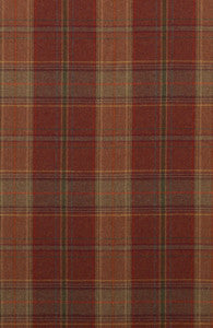 Mulberry Fabric Shetland Plaid Russet
