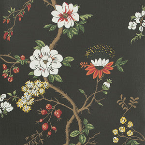 Cole & Son Wallpaper Camellia White/Red/Charco