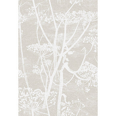Cole & Son Fabric Cow Parsley Wht Taupe