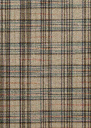 G P & J Baker Fabric Victoria Plaid Soft Jade