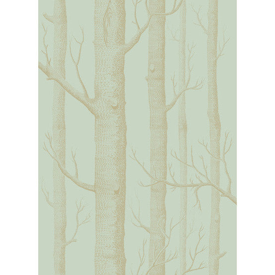Cole & Son Wallpaper Woods Green/Gold