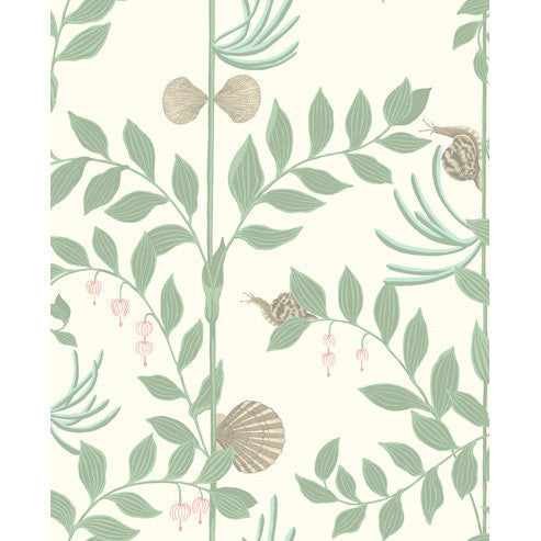 Cole & Son Wallpaper Secret Garden Soft Green