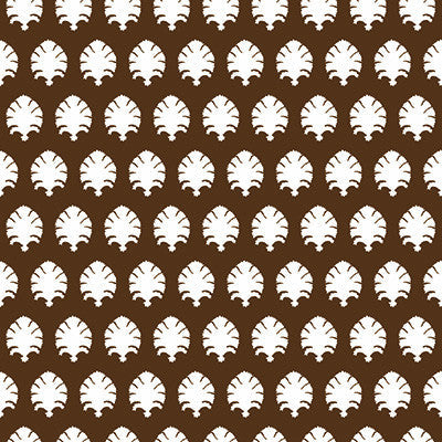 Gaston Y Daniela Wallpaper Stamp Chocolate