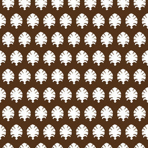 Gaston Y Daniela Wallpaper Stamp Chocolate