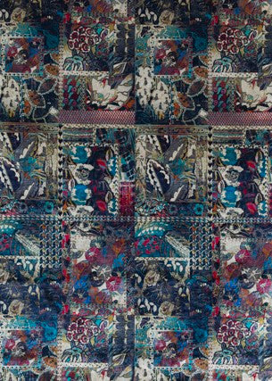G P & J Baker Fabric Barcelona Indigo