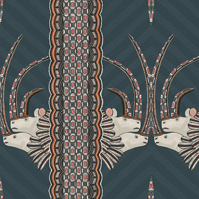 Cole & Son Wallpaper Jabu Blue