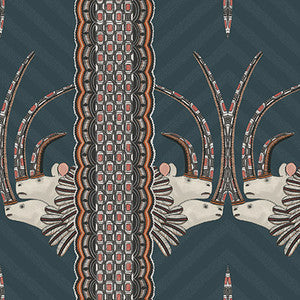 Cole & Son Wallpaper Jabu Blue