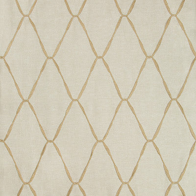Kravet Fabric Looped Ribbons Linen