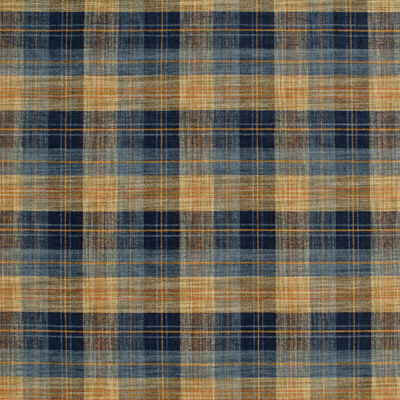 Mulberry Fabric Clan Chenille Blue/Mole