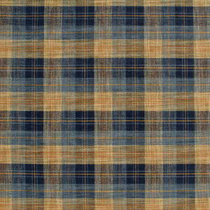 Mulberry Fabric Clan Chenille Blue/Mole