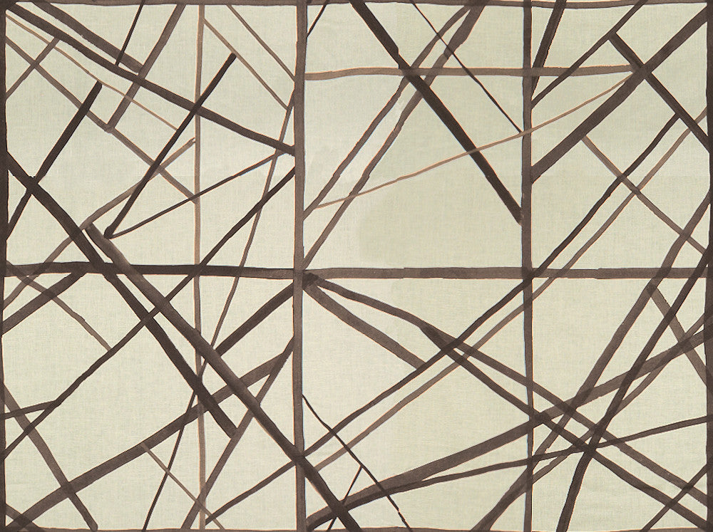 Lee Jofa Modern Fabric Channels Taupe/Ivory