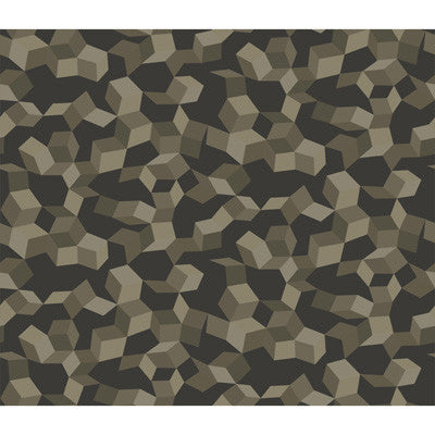 Cole & Son Wallpaper Ingot Charcoal & Silver