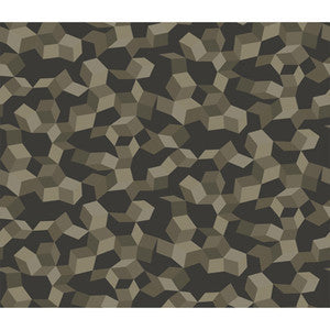 Cole & Son Wallpaper Ingot Charcoal & Silver