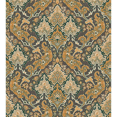 Cole & Son Wallpaper Pushkin Ginger & Charcaol