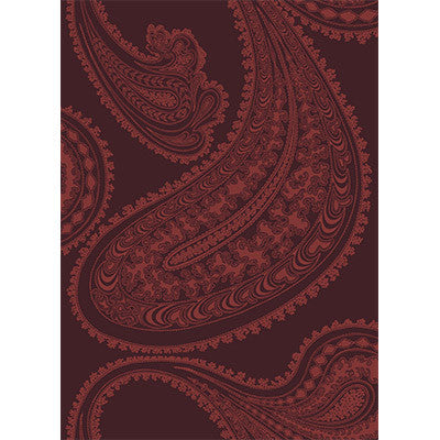 Cole & Son Fabric Rajapur Rse On Drk Crim