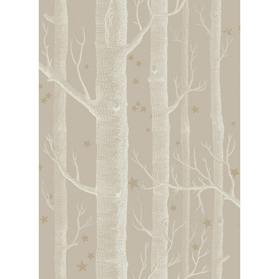 Cole & Son Wallpaper Woods & Stars Linen