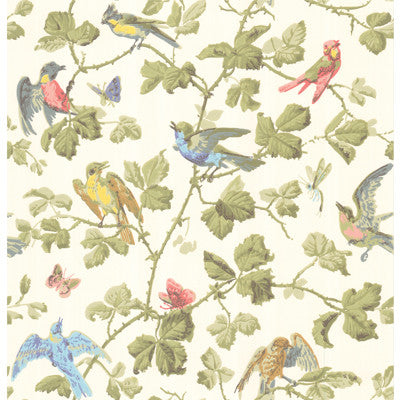 Cole & Son Wallpaper Winter Birds Multi-Coloured