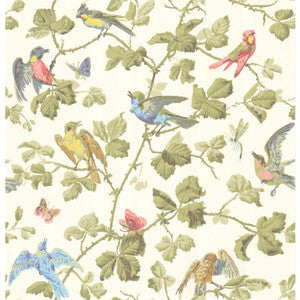 Cole & Son Wallpaper Winter Birds Multi-Coloured