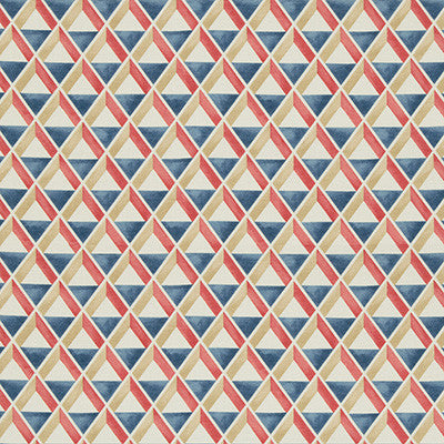 Lee Jofa Fabric Cannes Print Red/Blue