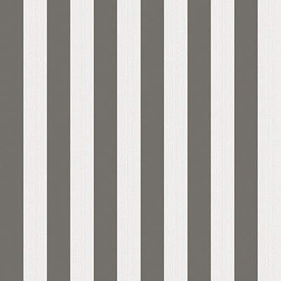 Cole & Son Wallpaper Regatta Stripe Black/White/Linen