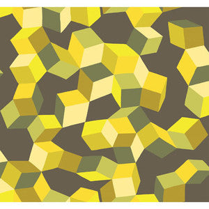 Cole & Son Wallpaper Puzzle Yellow And Black