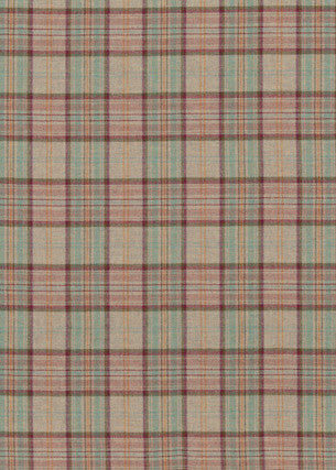 G P & J Baker Fabric Victoria Plaid Quartz