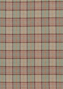 G P & J Baker Fabric Victoria Plaid Quartz