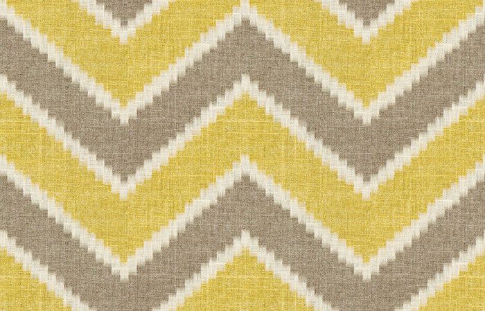 Baker Lifestyle Fabric Amani Taupe/Yellow