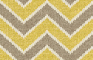 Baker Lifestyle Fabric Amani Taupe/Yellow