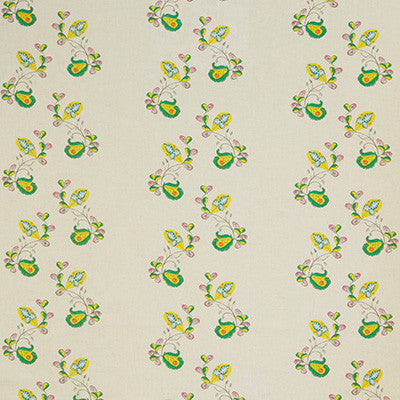 Kravet Fabric Psycho Sprig Tropical Yellow
