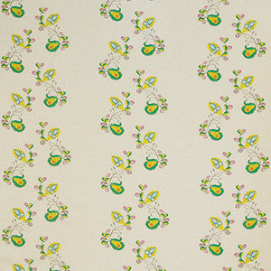 Kravet Fabric Psycho Sprig Tropical Yellow
