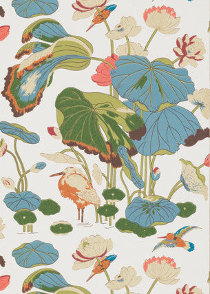 G P & J Baker Wallpaper Nympheus Multi