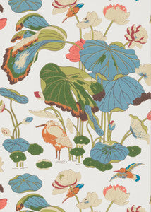 G P & J Baker Wallpaper Nympheus Multi