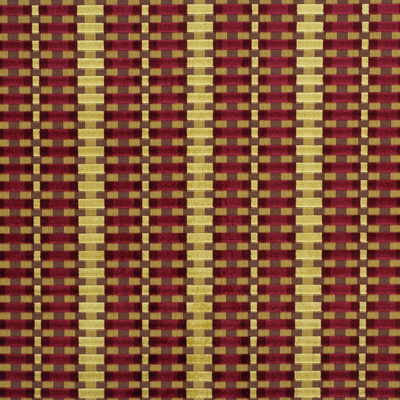 Groundworks Fabric Striscia Velvet Ruby