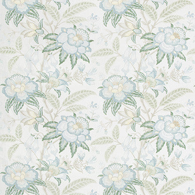 Lee Jofa Fabric Davenport Print Sea Mist